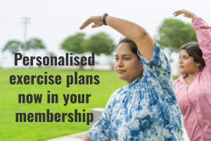 Read more about the article Personalised exercise plans now in your membership