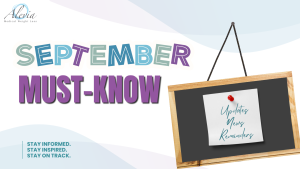 Read more about the article This Month’s Must-Know: September Important Updates